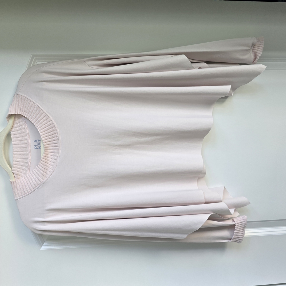 Planet G Light Pink Long Sleeve Top